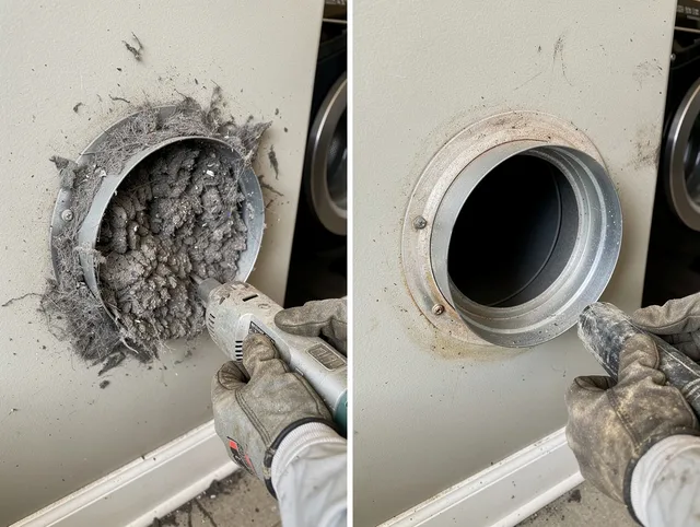 Professional clogged vent cleaning by Stonington Dryer Vent Cleaning in Stonington