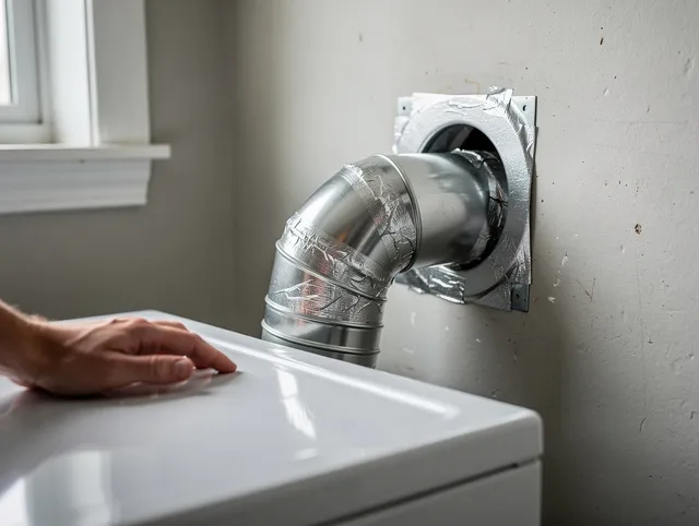 Stonington Dryer Vent Cleaning expert performing professional dryer vent repair and installation in Stonington