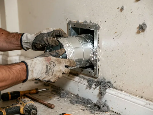 Professional dryer vent repair and installation by Stonington Dryer Vent Cleaning in Stonington
