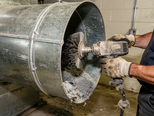 Industrial-grade dryer vent cleaning by Stonington Dryer Vent Cleaning in Stonington